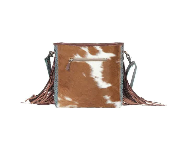 Myra Bag Dendrite Fringe Leather & Hair On Bag