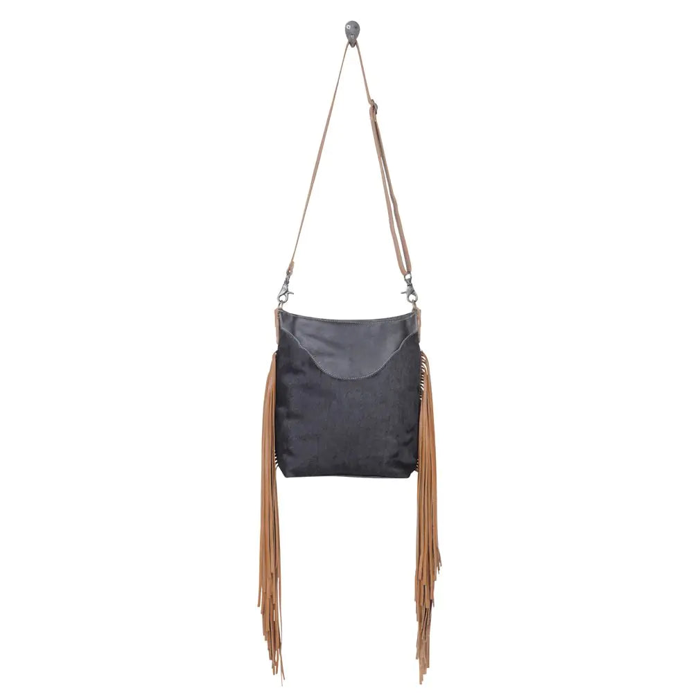 Myra Bag Growtwist Leather Fringed Bag