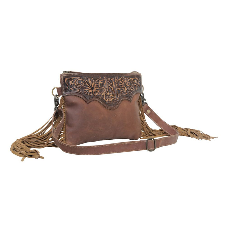 Mocha Dash Fringe Crossbody