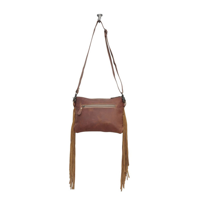 Mocha Dash Fringe Crossbody