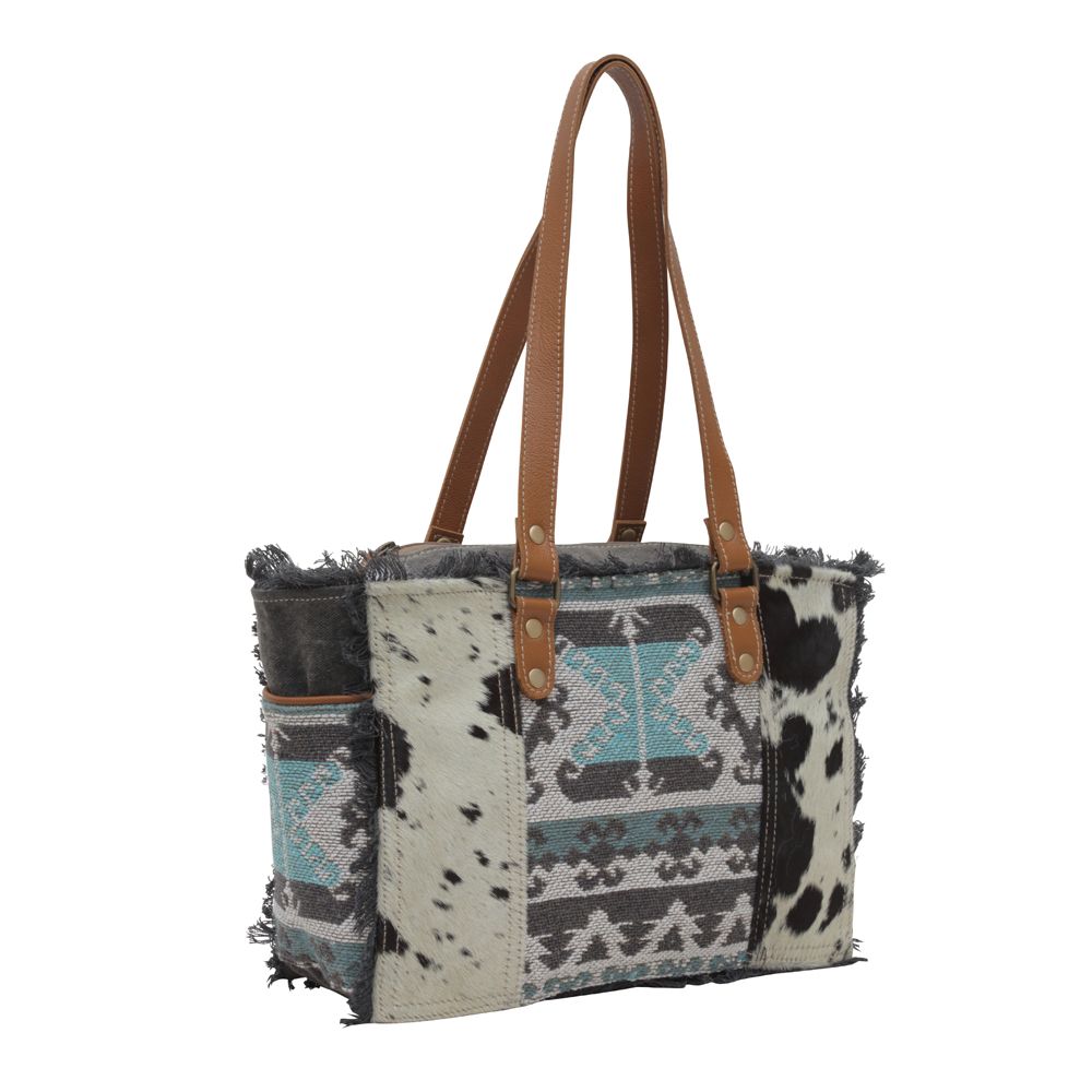 Isabela Canvas & Leather Handbag Tote