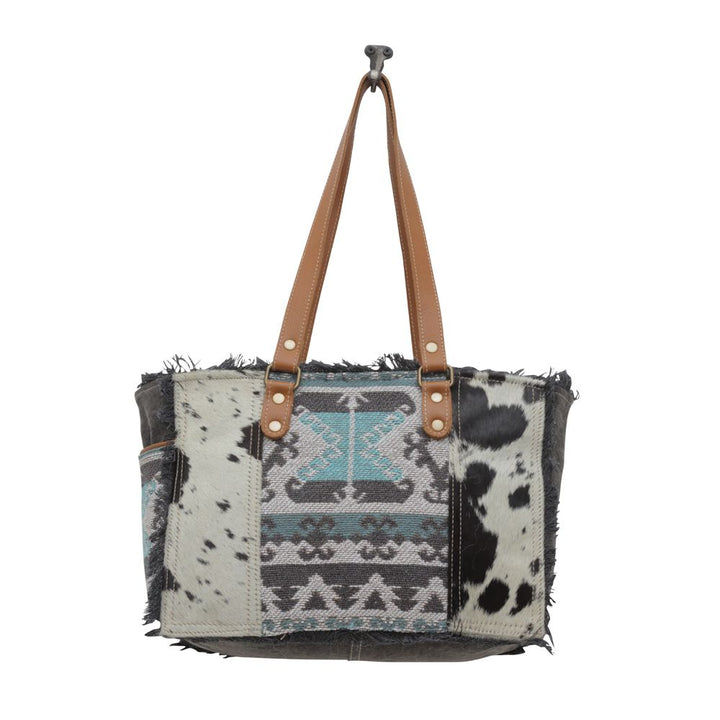 Isabela Canvas & Leather Handbag Tote