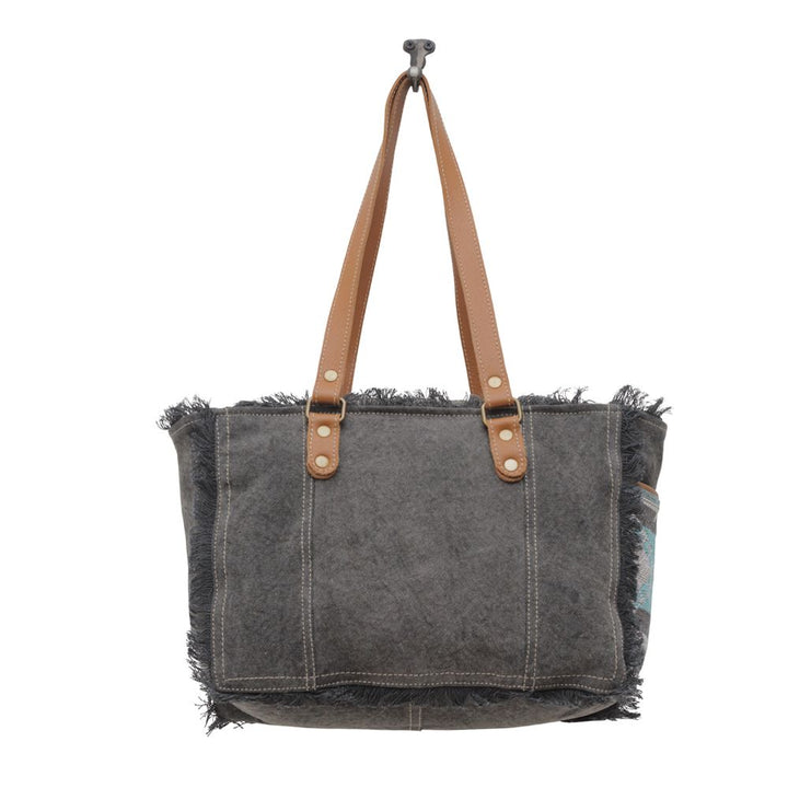 Isabela Canvas & Leather Handbag Tote