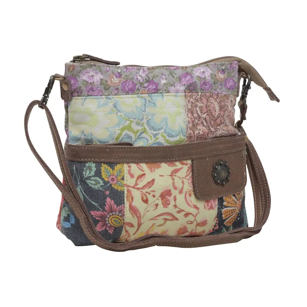 Le Fleur Canvas Crossbody Shoulder Bag