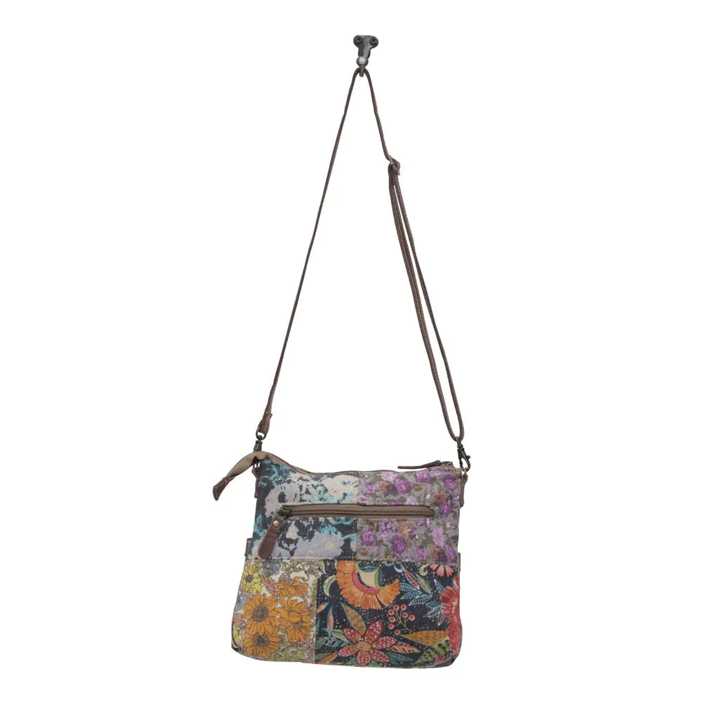 Le Fleur Canvas Crossbody Shoulder Bag