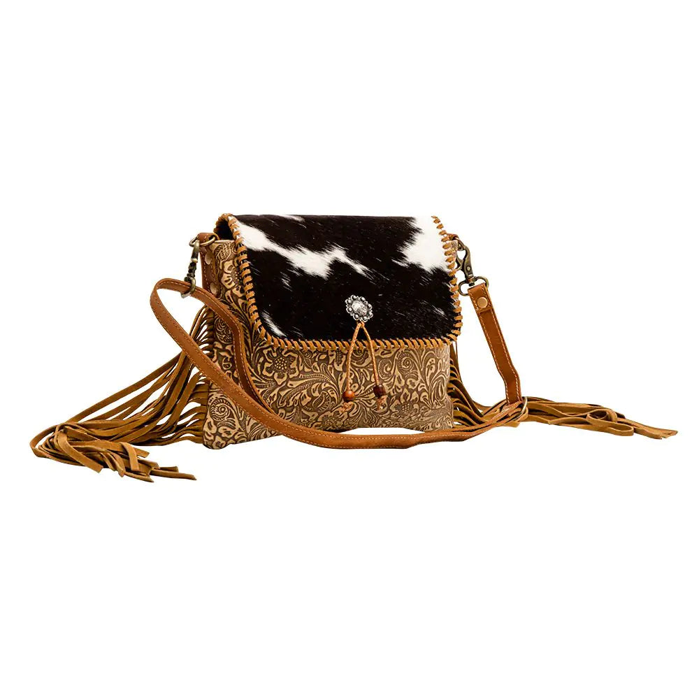 Lugia Leather Fringe Crossbody