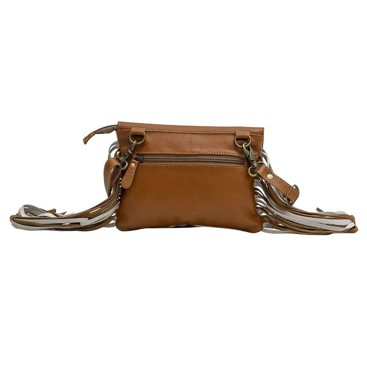 Glossy Moss Tooled Leather Bag