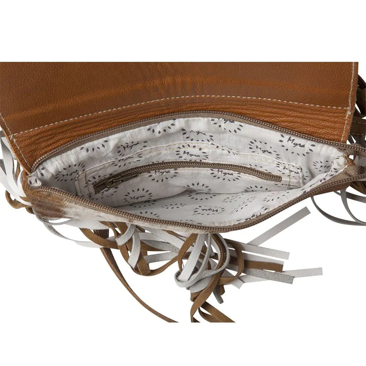 Glossy Moss Tooled Leather Bag