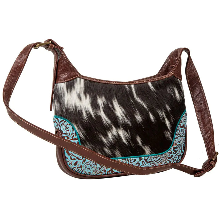 Teranda Hair On Leather Crossbody