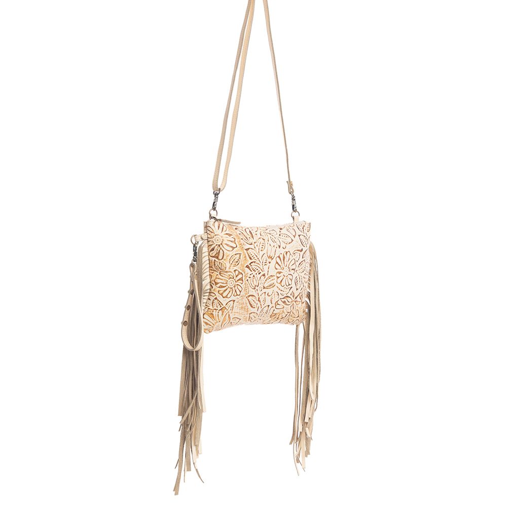 Fennington Fringed Tooled Leather Bag