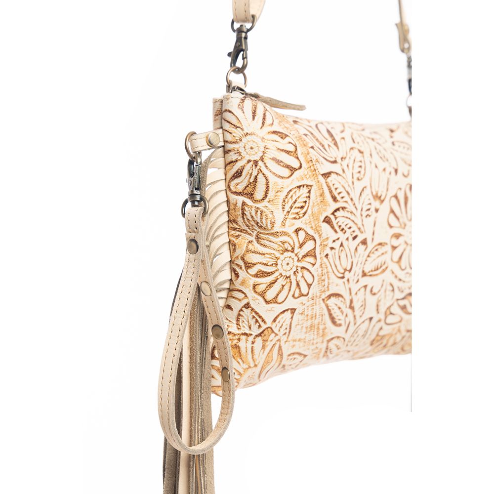 Fennington Fringed Tooled Leather Bag