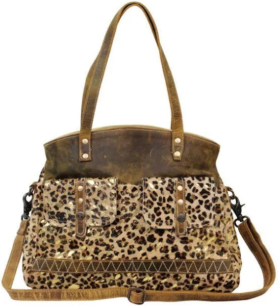 Wild Woods Leather & Canvas Bag