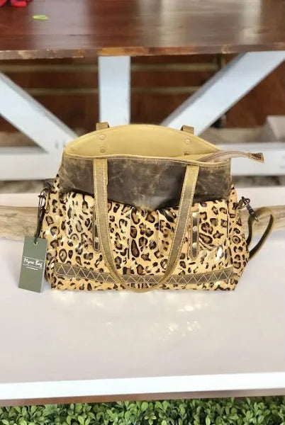 Wild Woods Leather & Canvas Bag