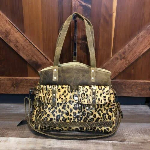 Wild Woods Leather & Canvas Bag