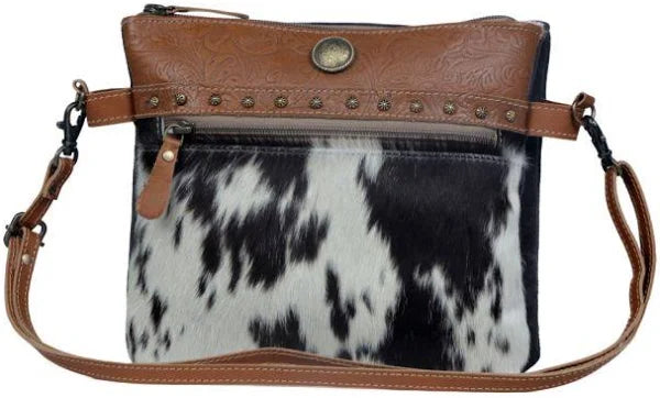 Cowhide Small Shoulder Bag Wristlet-Remarkable