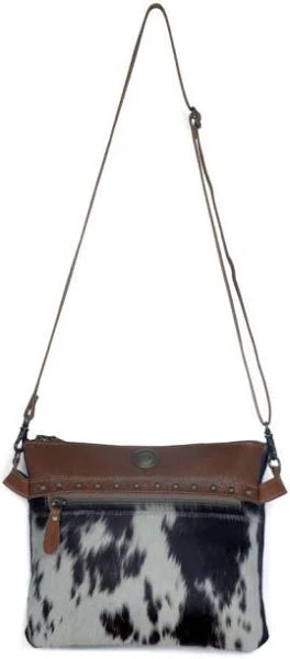 Cowhide Small Shoulder Bag Wristlet-Remarkable