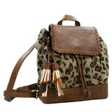 Kourtney Woven Boho Canvas Backpack