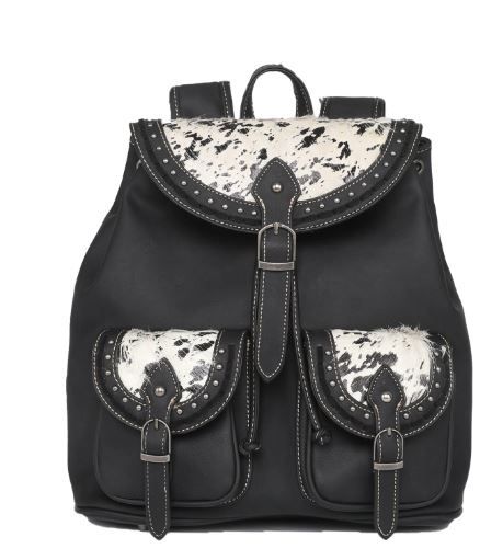 Trinity Ranch Hair On Cowhide Collection Concealed Carry Backpack