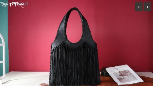 Hand-Tie fringe Concealed Carry Hobo Shoulder Bag