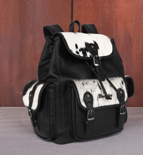 Wrangler Hair On Leather Backpack