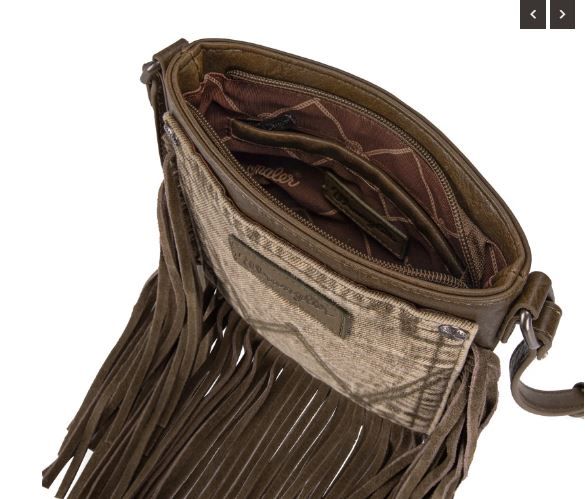 Wrangler Denim Fringe Crossbody