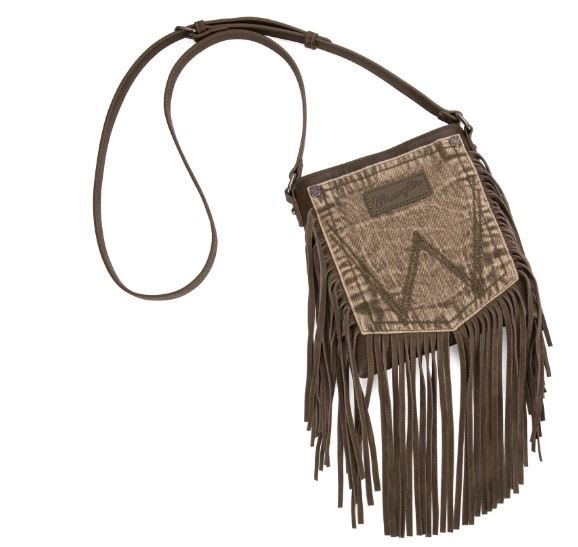 Wrangler Denim Fringe Crossbody