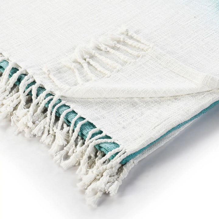 Cotton Woven Throw Blanket - BELLISIMA HANDBAGS USA