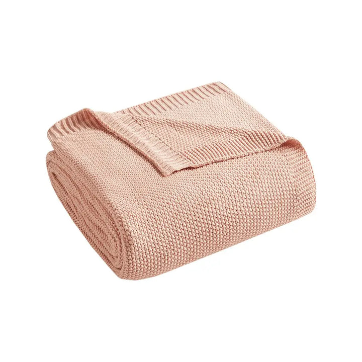 Knit Throw Blanket - BELLISIMA HANDBAGS USA