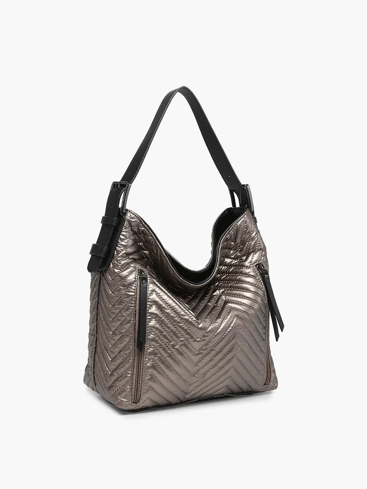 Concealed Carry Chevron Crossbody - BELLISIMA HANDBAGS USA