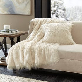 Luxury Faux Fur Throw Blanket - BELLISIMA HANDBAGS USA