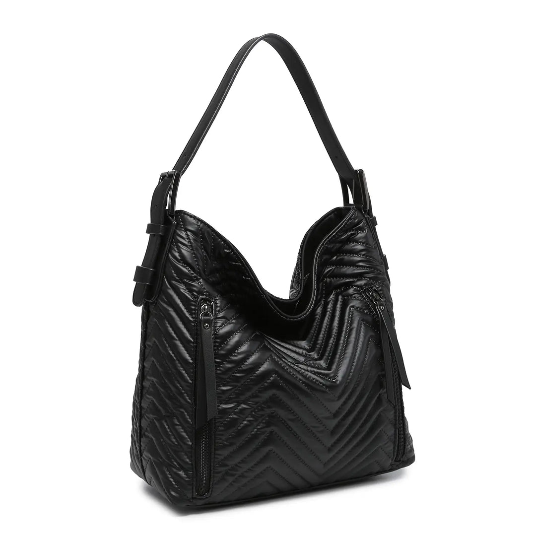 Concealed Carry Chevron Crossbody - BELLISIMA HANDBAGS USA