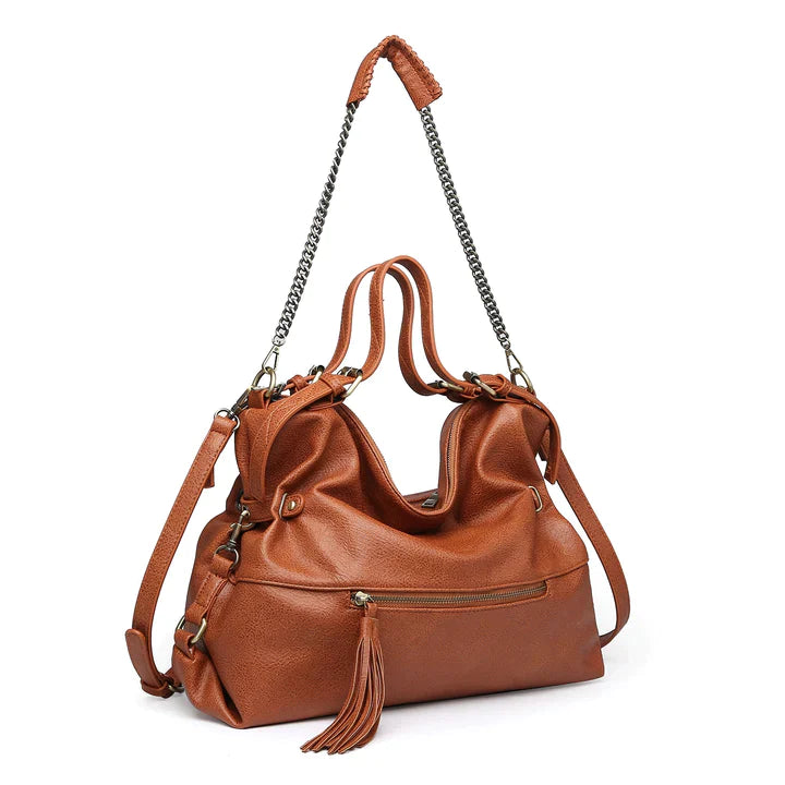 Jamila Convertible Rustic Tote - BELLISIMA HANDBAGS USA