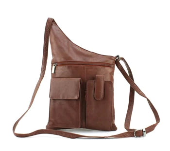 Leather Crossbody Bag - BELLISIMA HANDBAGS USA