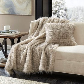 Luxury Faux Fur Throw Blanket - BELLISIMA HANDBAGS USA