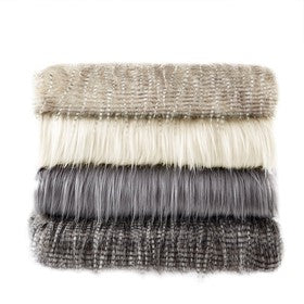 Luxury Faux Fur Throw Blanket - BELLISIMA HANDBAGS USA