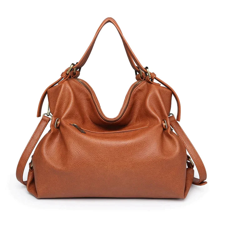 Jamila Convertible Rustic Tote - BELLISIMA HANDBAGS USA