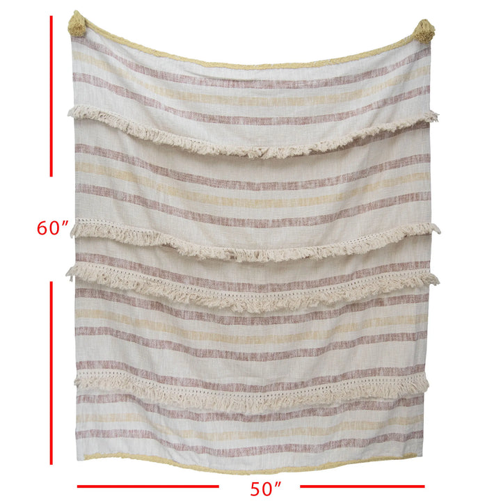 Woven Throw Blanket - BELLISIMA HANDBAGS USA