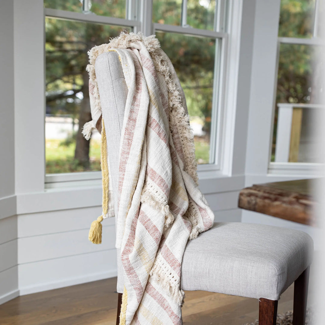 Woven Throw Blanket - BELLISIMA HANDBAGS USA