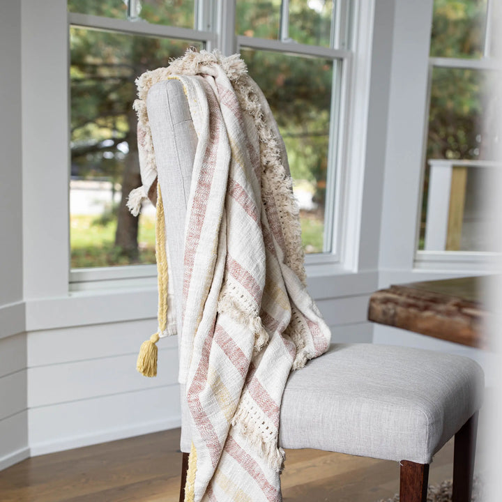 Woven Throw Blanket - BELLISIMA HANDBAGS USA