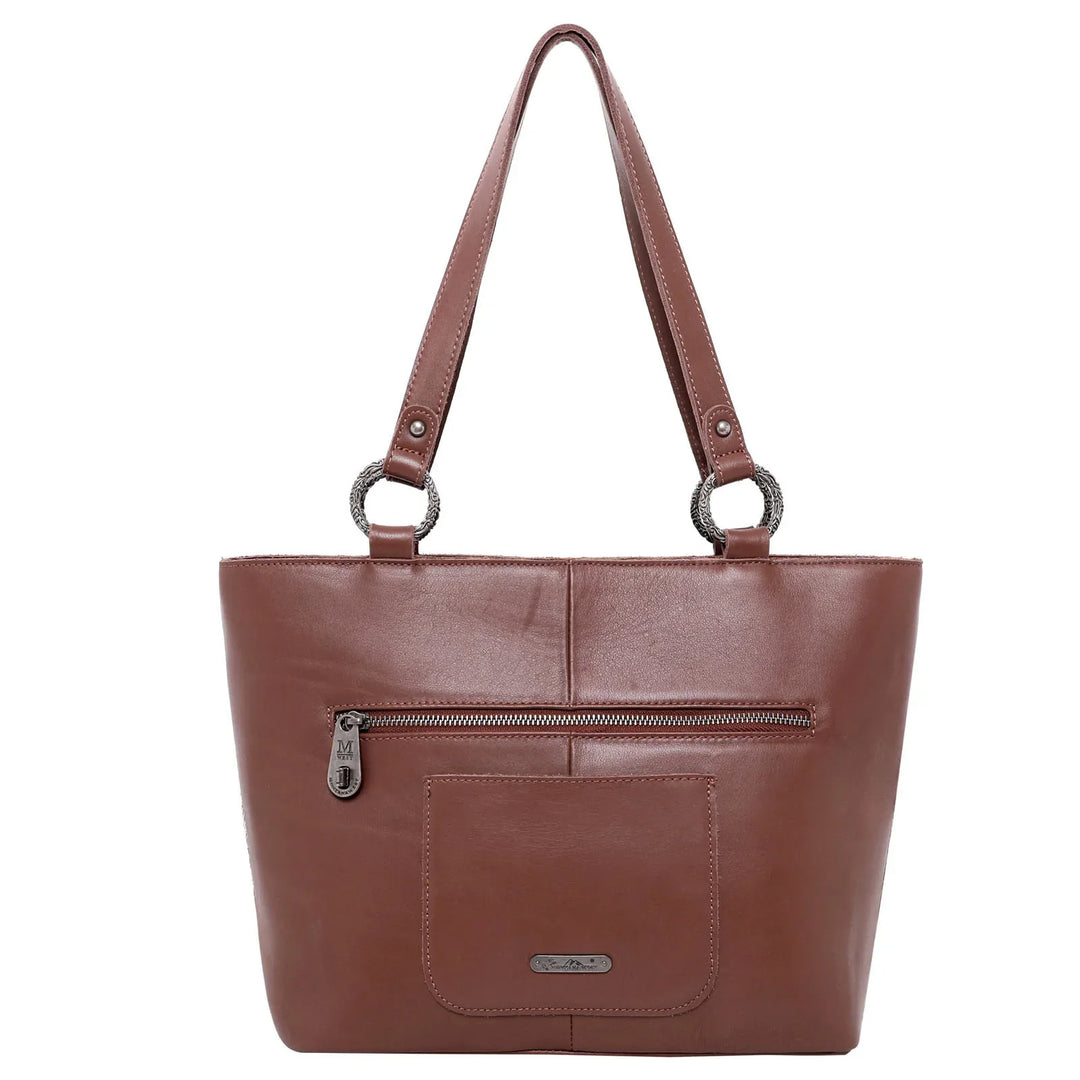 Leather Shoulder Bag - BELLISIMA HANDBAGS USA