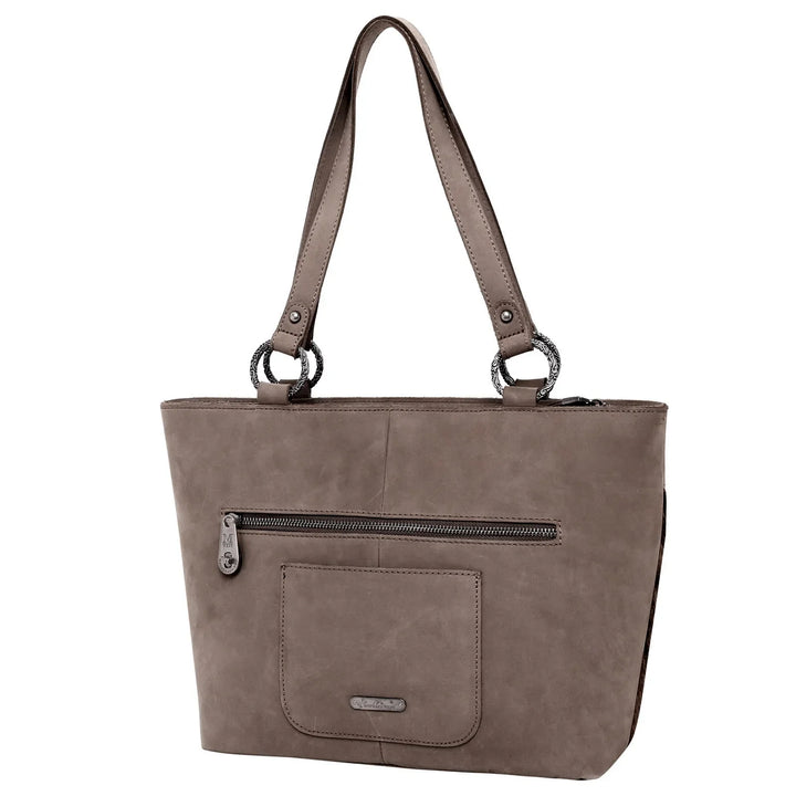 Leather Shoulder Bag - BELLISIMA HANDBAGS USA