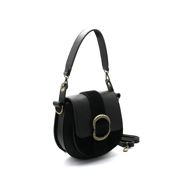 Italian Leather Shoulder Bag - BELLISIMA HANDBAGS USA