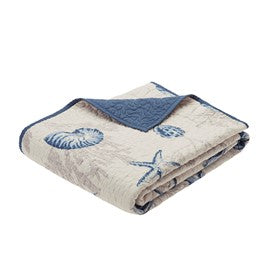 Coastal Bayside Quilted Throw - BELLISIMA HANDBAGS USA