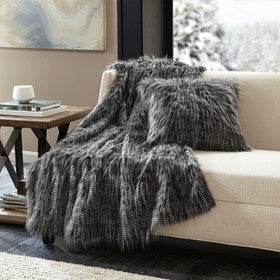 Luxury Faux Fur Throw Blanket - BELLISIMA HANDBAGS USA