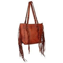 Leather Fringe Concealed Carry Bag - BELLISIMA HANDBAGS USA