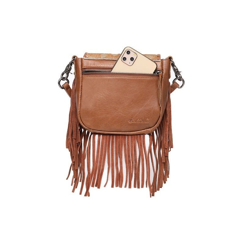 Fringe Leather Crossbody - BELLISIMA HANDBAGS USA