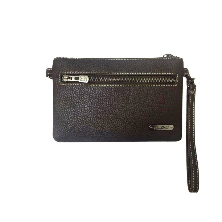 Leather Wristlet - BELLISIMA HANDBAGS USA