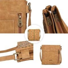 Montana West Concealed Carry Leather Crossbody