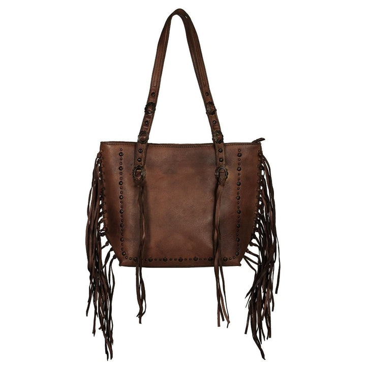 Leather Fringe Concealed Carry Bag - BELLISIMA HANDBAGS USA