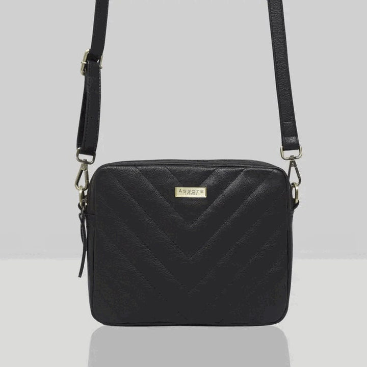 Leather Quilted Shoulder Bag